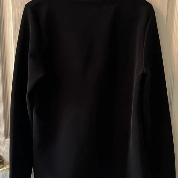 Anne Klein Black Long Sleeve Top - Picture 3 of 5